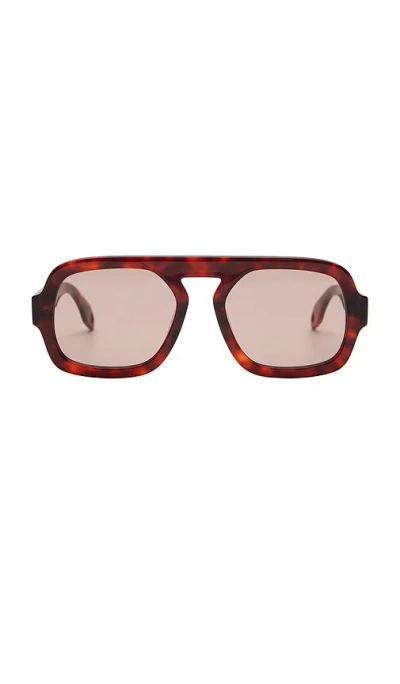 Elisa Johnson Jane Sunglasses In Red