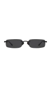 Elisa Johnson Kendall 55mm Rimless Rectangular Sunglasses