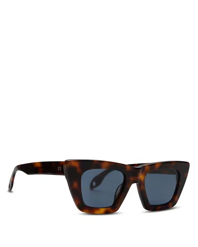 Elisa Johnson Lori Cat Eye Sunglasses, 49mm In Orange