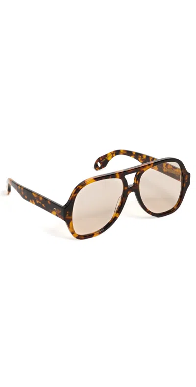Elisa Johnson Maren Sunglasses Brown Tortoise