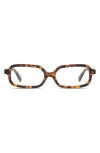 Elisa Johnson Millie Rectangular Optical Glasses In Brown