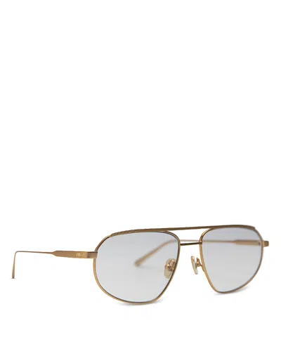 Elisa Johnson Remy Aviator Sunglasses, 55mm In Gold
