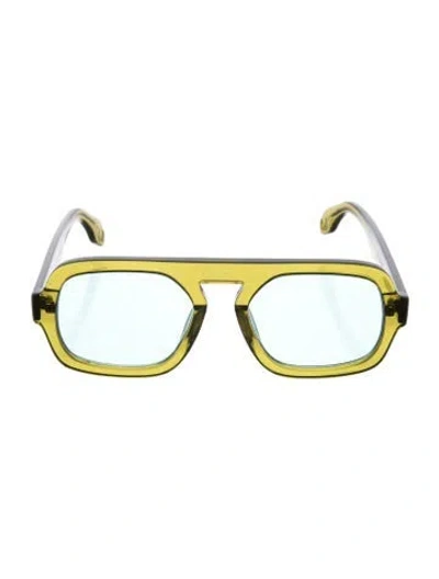 Pre-owned Elisa Johnson Square Tinted Sunglasses In Multi