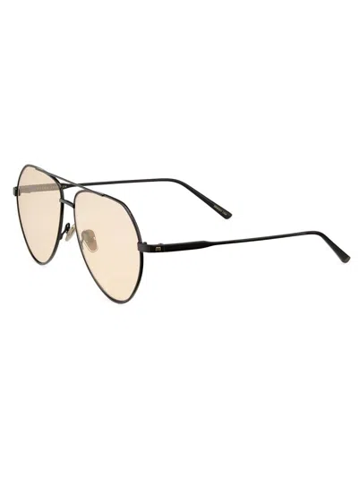 Elisa Johnson Women's Core Sam 55mm Aviator Sunglasses