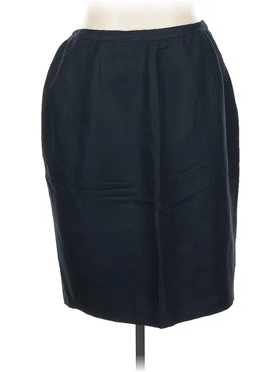 Pre-owned Elisabeth By Liz Claiborne Formal Skirt In Blue