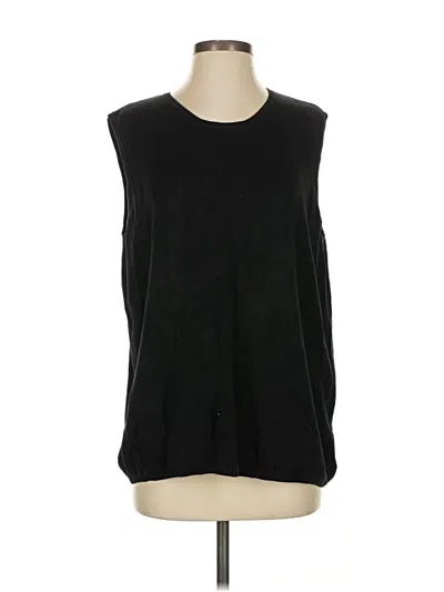 Pre-owned Elisabeth Sweater Vest In Black