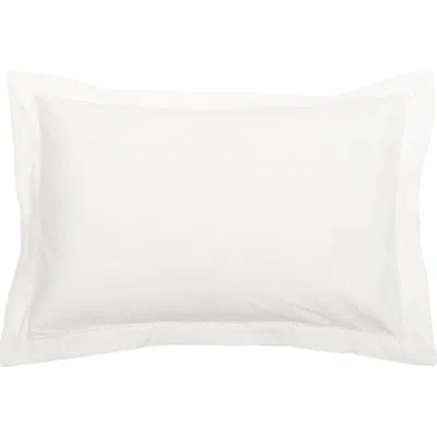 Elisabeth York 100% Cotton King 20" X 36" In White
