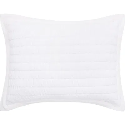 Elisabeth York 20" X 26" Elodie Dove Cotton Standard Sham In White