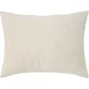 Elisabeth York 20" X 26" Sutton Natural Cotton Standard Sham In Neutral