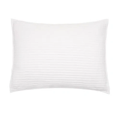 Elisabeth York 20" X 26" Tess Dove Cotton Standard Sham In White
