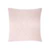 Elisabeth York 26" X 26" Sutton Rosewood Cotton Euro Sham In Pink