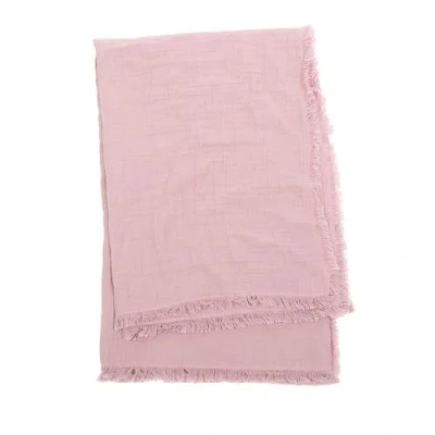 Elisabeth York 50" X 70" Feather Gauze Throw Collection In Pink