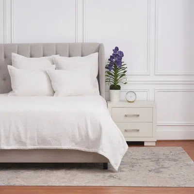 Elisabeth York Chander Dove Coverlet In Blue