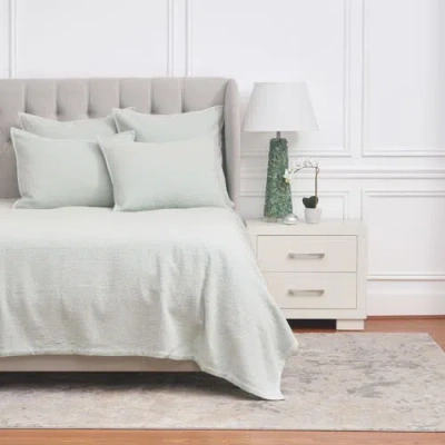 Elisabeth York Chander Sea Glass King Coverlet Bedspread In Blue