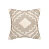 Elisabeth York Cleo Natural Throw Pillow, 20" X 20" In Gray