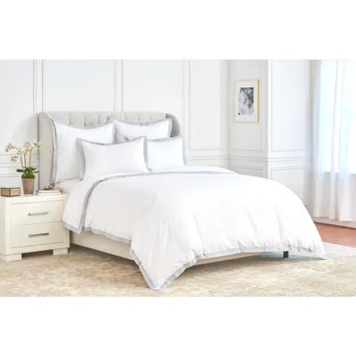 Elisabeth York Digby 100% Cotton King Duvet Cover In White