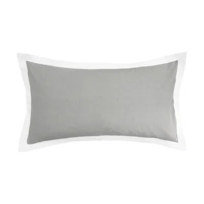 Elisabeth York Digby Pewter Sham In Gray