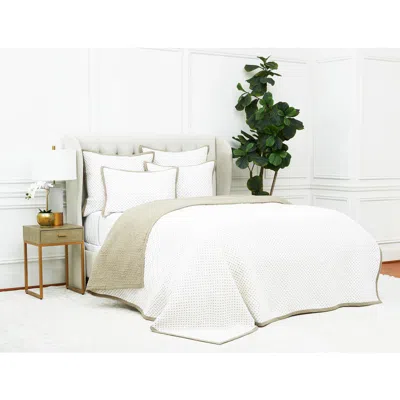 Elisabeth York Hanima French King Pillow Sham In White