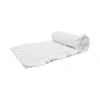 Elisabeth York Ishana Ivory Throw Blanket In White