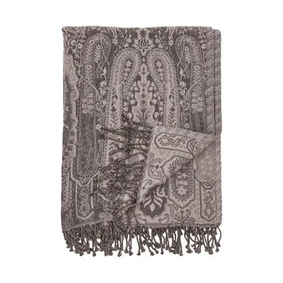 Elisabeth York Ishana Priya Throw In Gray