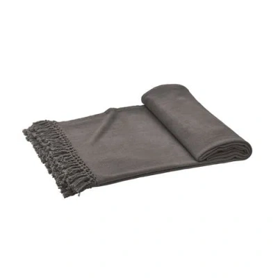 Elisabeth York Lavato Shale Bed Throw In Gray
