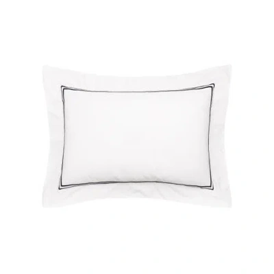Elisabeth York Legacy Onyx King Sham In White