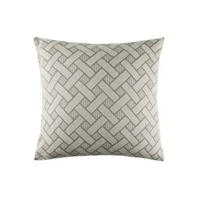 Elisabeth York Leighton Shale Cotton Euro Sham In Gray