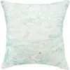 Elisabeth York Marble Juniper Pillow In Green