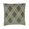 Elisabeth York Mavis Throw Pillow Collection In Green
