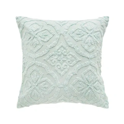 Elisabeth York Ninny Floral Tufted Throw Pillow Collection In Green