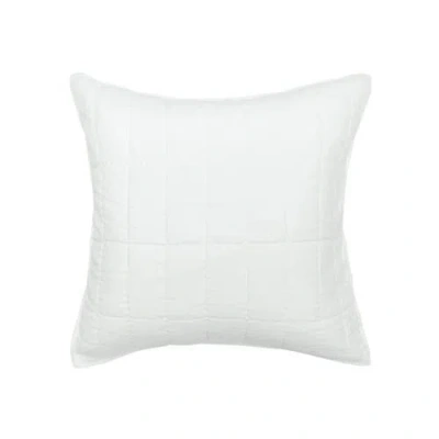 Elisabeth York Odine Dove Euro Pillow Sham In White