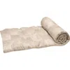 Elisabeth York Pia Natural Throw Blanket In Neutral