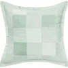 Elisabeth York Pia Sea Glass Accent Throw Pillow In Green