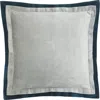 Elisabeth York Sancia Solid Silver Gray Throw Pillow, 20" X 20" In Gray