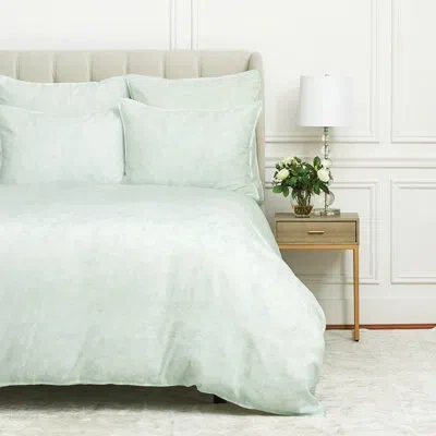 Elisabeth York Shaleena Sea Glass Duvet Cover In Blue