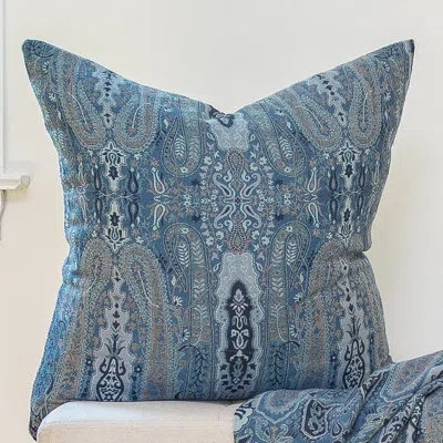 Elisabeth York Square 100% Cotton Pillow Cover