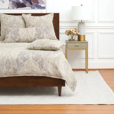 Elisabeth York Suman Natural Coverlet Collection In Neutral