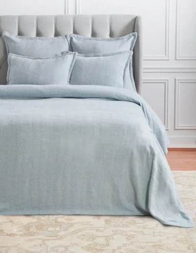 Elisabeth York Torin Agate Throw Blanket In Blue