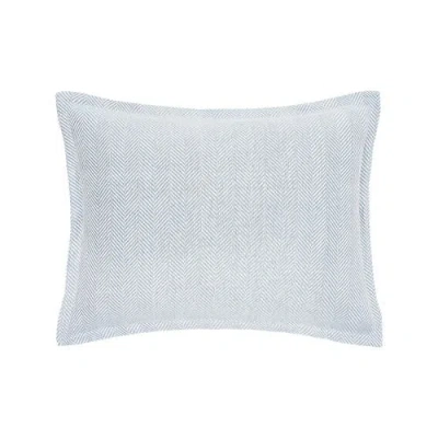 Elisabeth York Torin Fog Cotton Standard Sham In Blue
