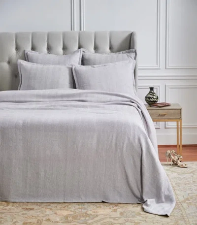 Elisabeth York Torin Pearl Grey Accent Throw Blanket In Gray