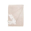 Elisabeth York Torin Rosewood 50" X 70" Fringe Accent Throw Blanket In Pink