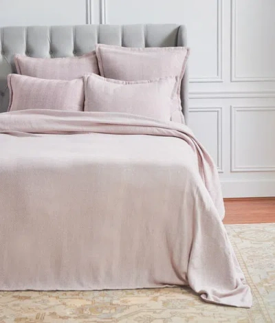 Elisabeth York Torin Rosewood Accent Throw Blanket In Pink