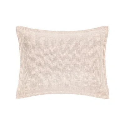 Elisabeth York Torin Rosewood Cotton Standard Pillow Sham In Metallic