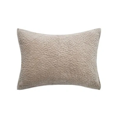 Elisabeth York Vela Fawn Cotton Standard Pillow Sham In Neutral