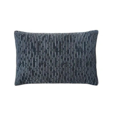 Elisabeth York Wren Accent Throw Pillow Decor In Blue