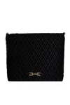 Elisabetta Franchi - 110 Shoulder Bag Black Bs27a36e2 In Black