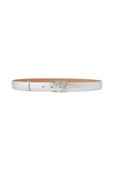 Elisabetta Franchi - 900 Silver Ct19s42e2 Belt In White