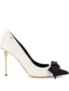 Elisabetta Franchi Bow High Heels In White