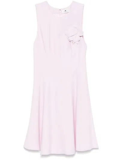 ELISABETTA FRANCHI ELISABETTA FRANCHI ABITO IN CRÊPE LEGGERO CON DETTAGLIO FLOREALE