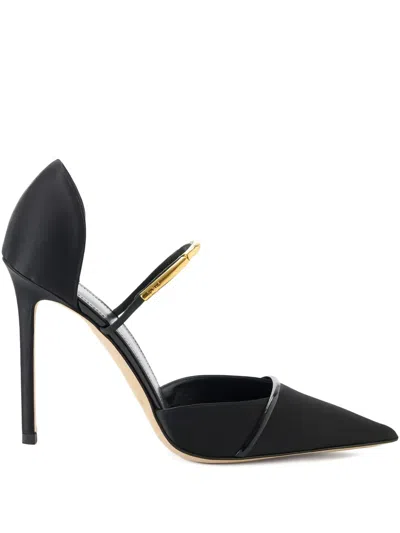 Elisabetta Franchi 105mm D'orsay Heeled Pumps In Black